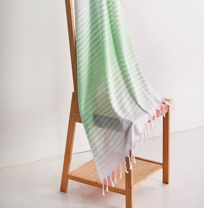 Mijölnir Toalla de playa Fouta Green - 90 x 180 cm Mijölnir Toalla de playa Fouta Green - 90 x 180 cm